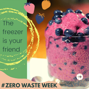 Freeze ripening food to waste less