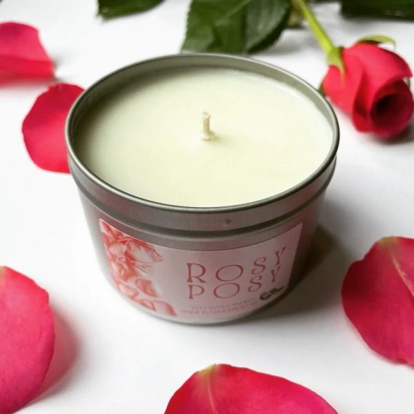 Rosey Posy coconut wax sustainable candle